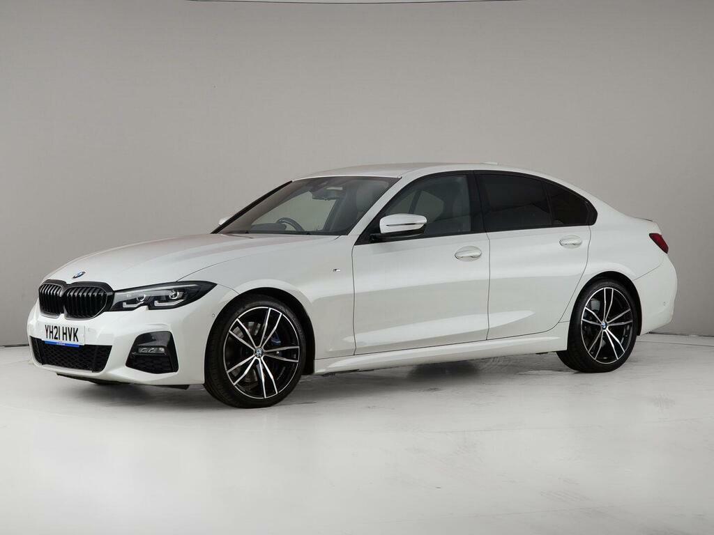 BMW 3 Series 2.0 318D Mht M Sport Euro 6 Ss YH21HVK White #2