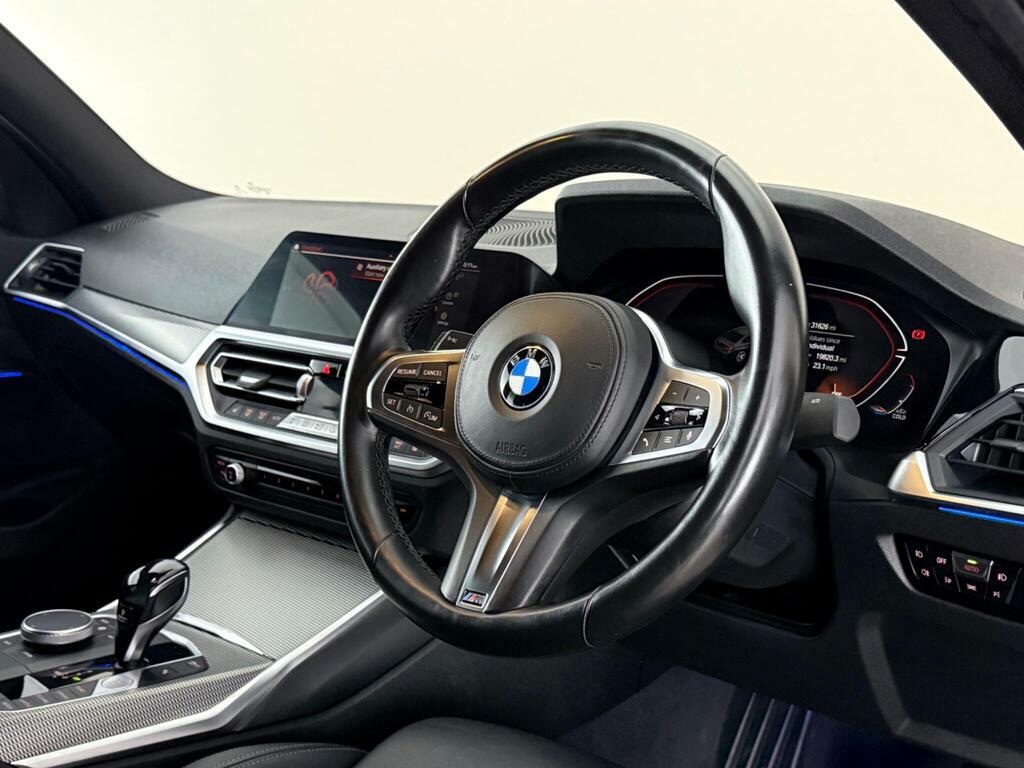 BMW 3 Series 2.0 318D Mht M Sport Euro 6 Ss YH21HVK White #3