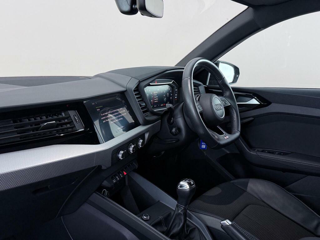 Audi A1 1.0 Tfsi 30 S Line Sportback Euro 6 Ss MX19NVK Black #4