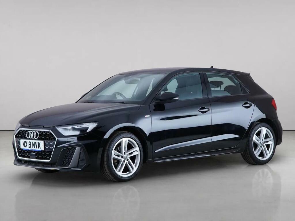 Audi A1 1.0 Tfsi 30 S Line Sportback Euro 6 Ss MX19NVK Black #2