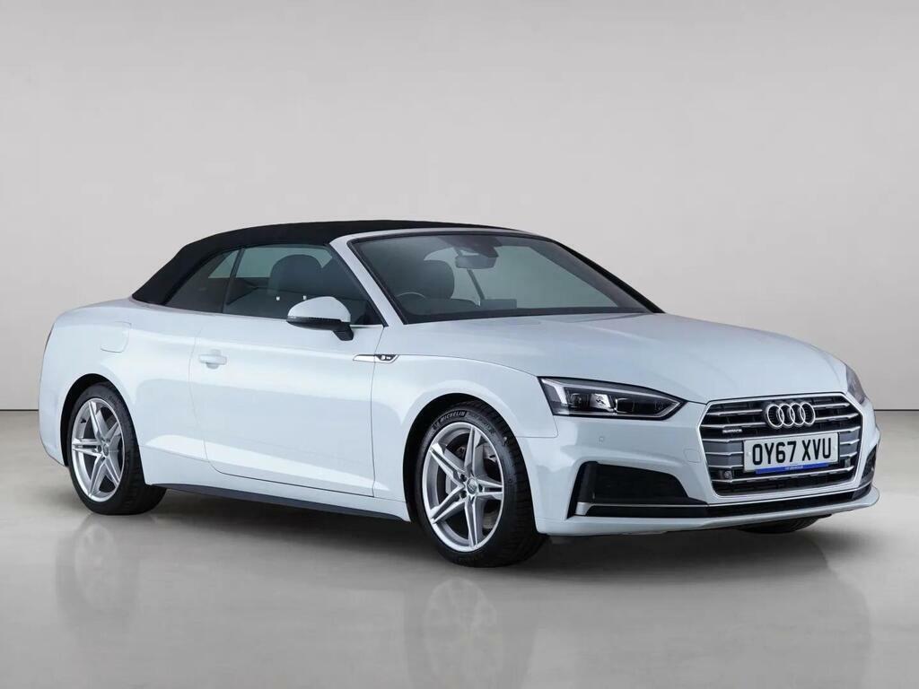 Audi A5 2.0 Tfsi S Line S Tronic Quattro Euro 6 Ss White #5