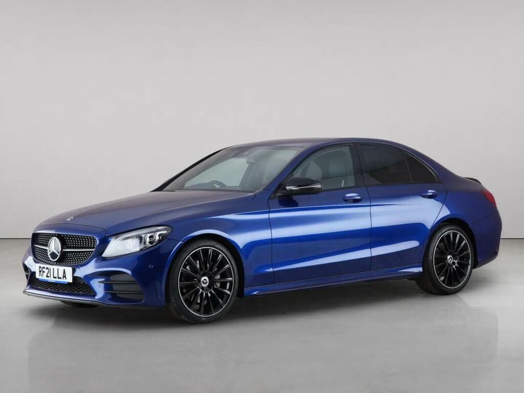 Mercedes-Benz C Class 2.0 C220d Amg Line Night Edition Premium G-troni Blue #2
