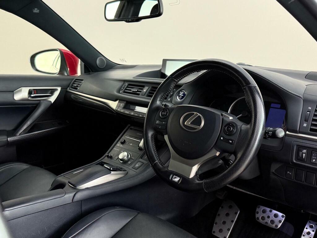 Lexus CT 1.8 200H F Sport Cvt Euro 6 Ss Red #3