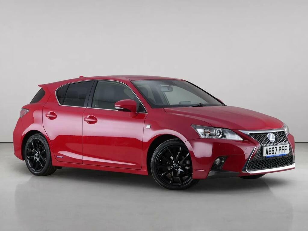 Lexus CT 1.8 200H F Sport Cvt Euro 6 Ss Red