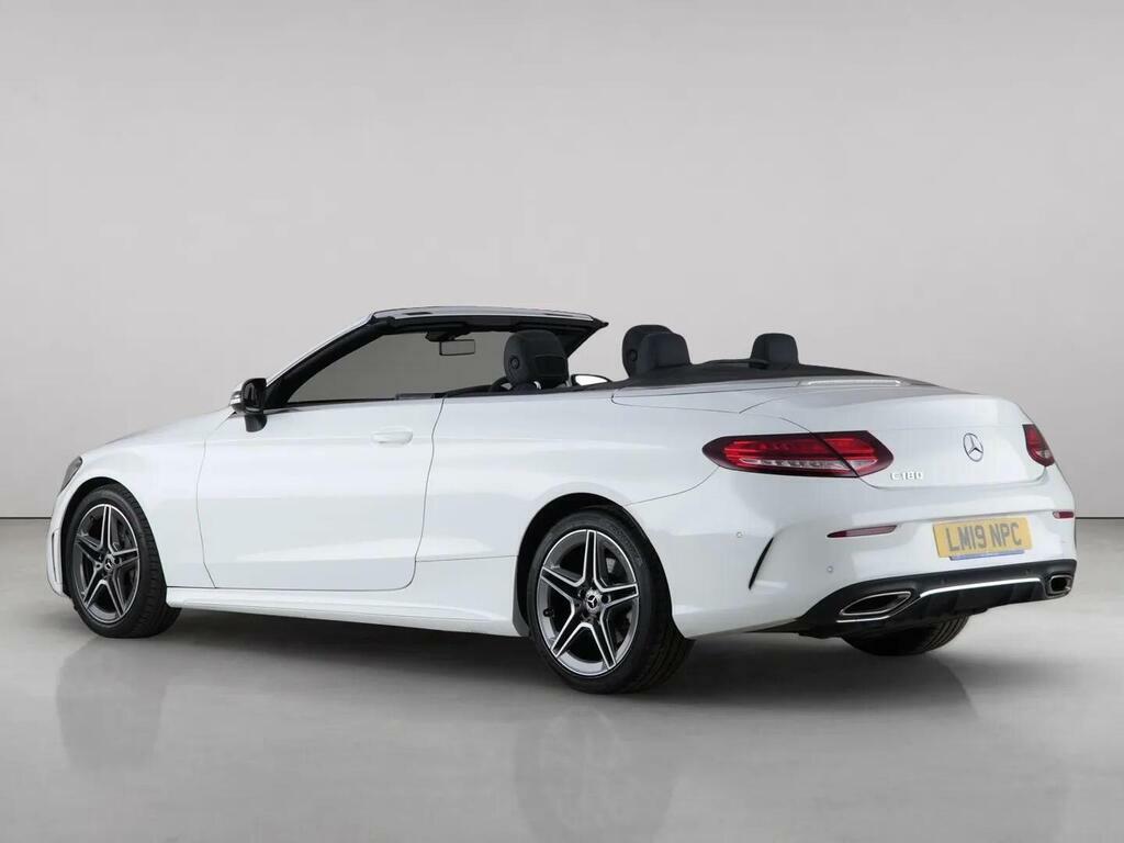Mercedes-Benz C Class 1.6 C180 Amg Line Cabriolet G-tronic Euro 6 Ss White #6