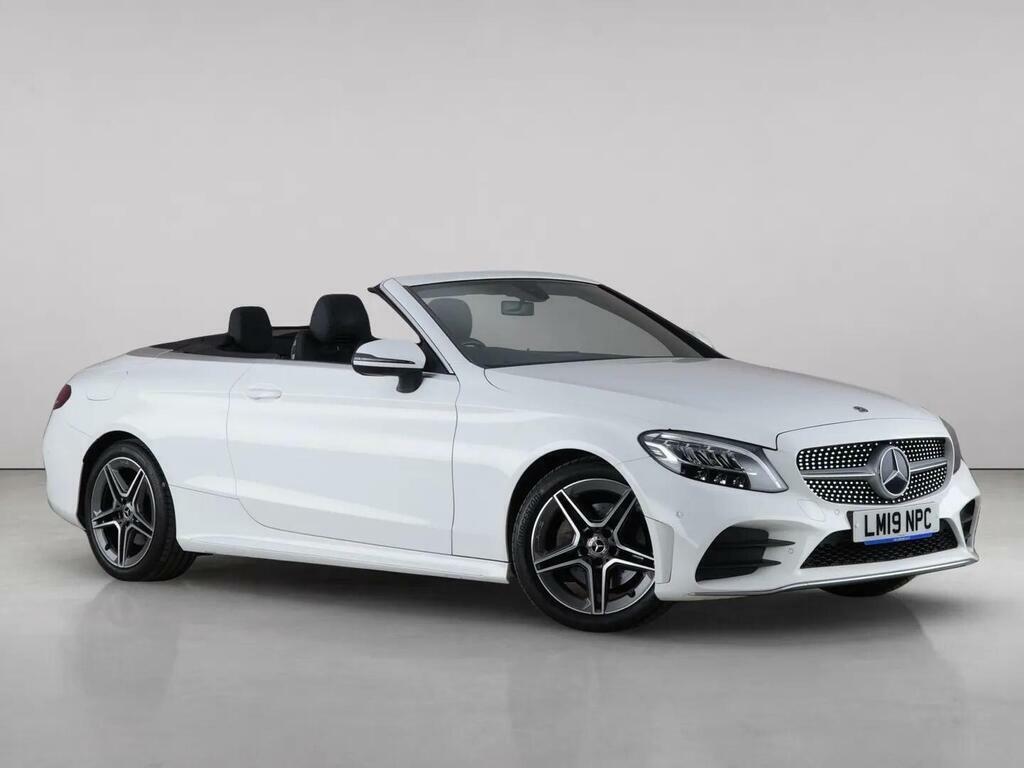 Mercedes-Benz C Class 1.6 C180 Amg Line Cabriolet G-tronic Euro 6 Ss White