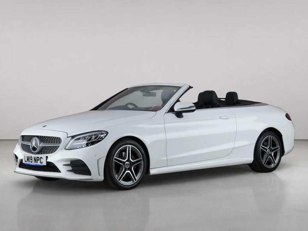 Mercedes-Benz C Class 1.6 C180 Amg Line Cabriolet G-tronic Euro 6 Ss White #2