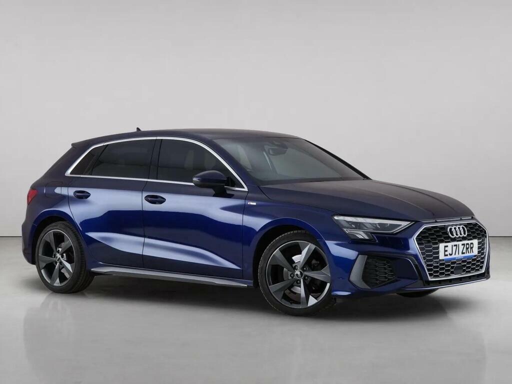 Audi A3 1.0 Tfsi 30 S Line Sportback S Tronic Euro 6 Ss Blue