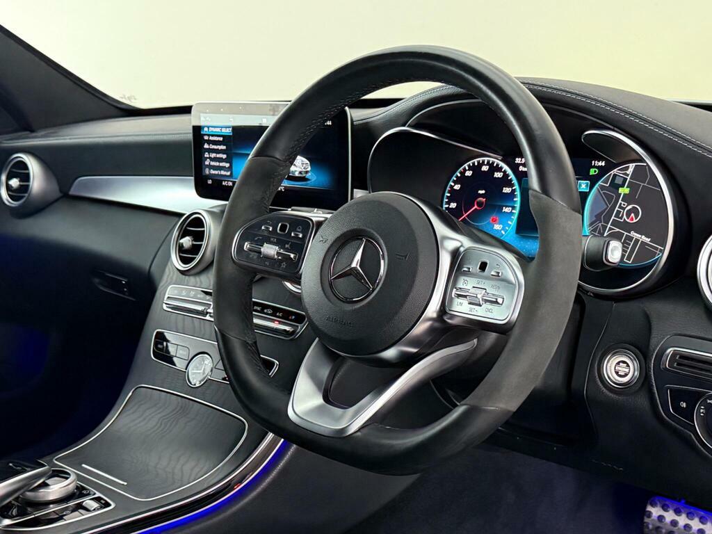 Mercedes-Benz C Class 2.0 C220d Amg Line Night Edition Premium G-troni AV21JUC Silver #3