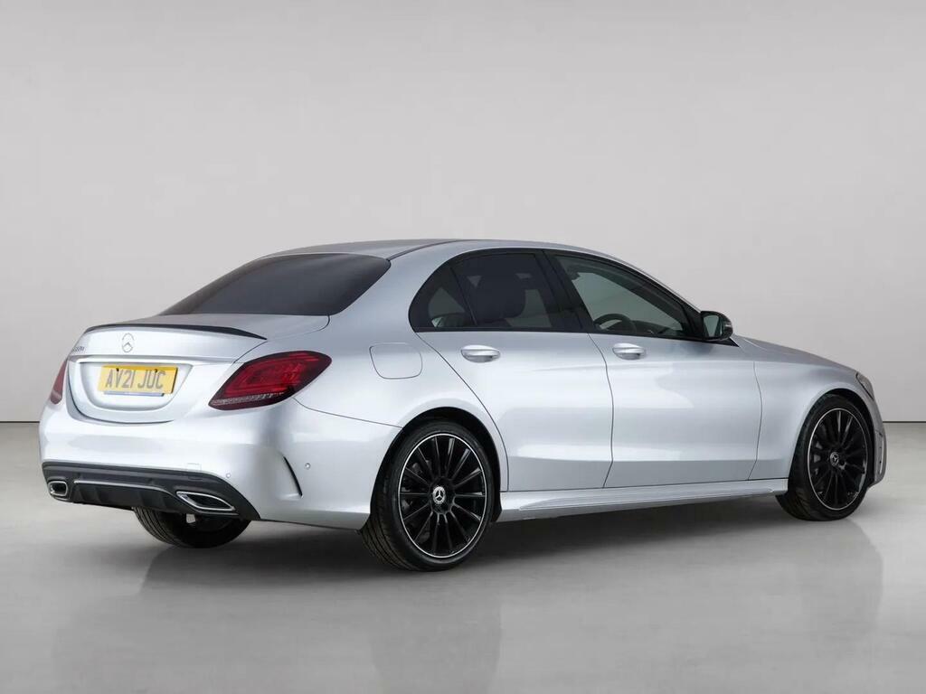 Mercedes-Benz C Class 2.0 C220d Amg Line Night Edition Premium G-troni AV21JUC Silver #6
