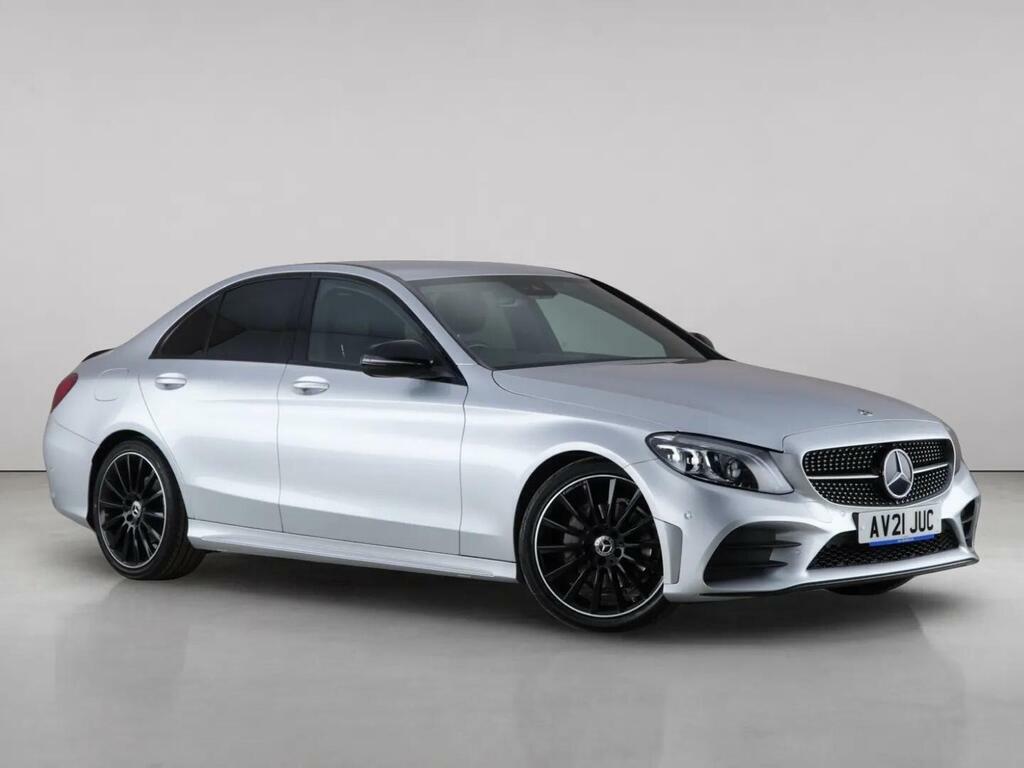 Mercedes-Benz C Class 2.0 C220d Amg Line Night Edition Premium G-troni Silver
