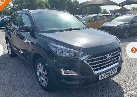 Hyundai Tucson 1.6 Gdi Se Nav Euro 6 Ss EX69VZP Black #4