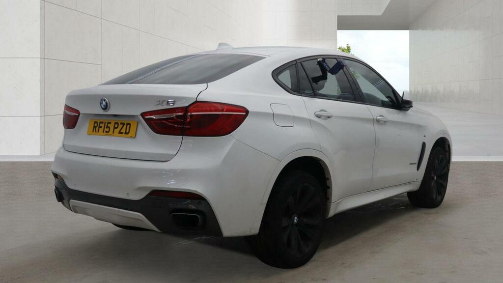 BMW X6 3.0 40D M Sport Xdrive Euro 6 Ss White #4