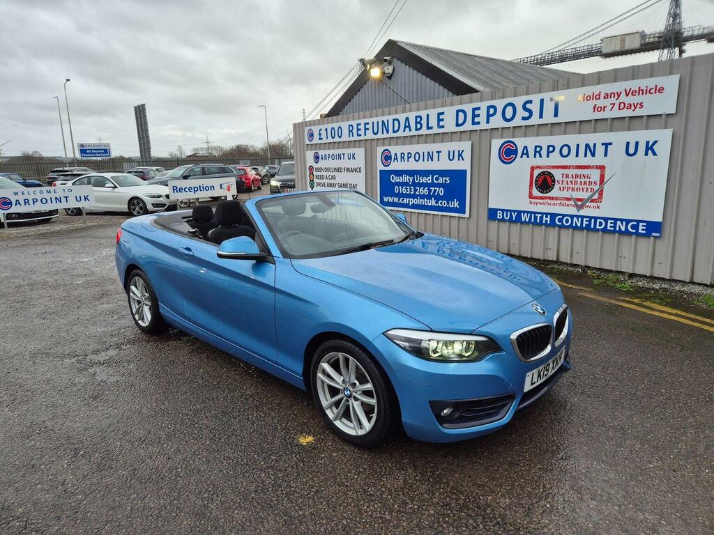 BMW 2 Series Convertible 1.5 218I Gpf Sport Euro 6 Ss 2 LK19XKH Blue #2