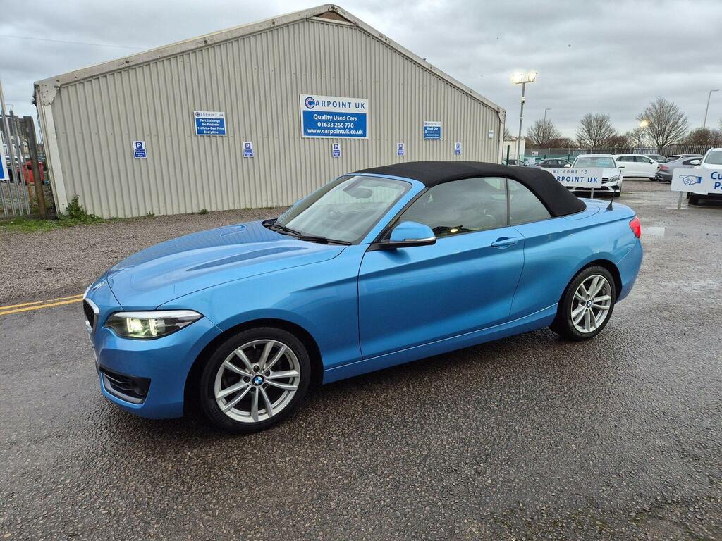 BMW 2 Series Convertible 1.5 218I Gpf Sport Euro 6 Ss 2 LK19XKH Blue #4