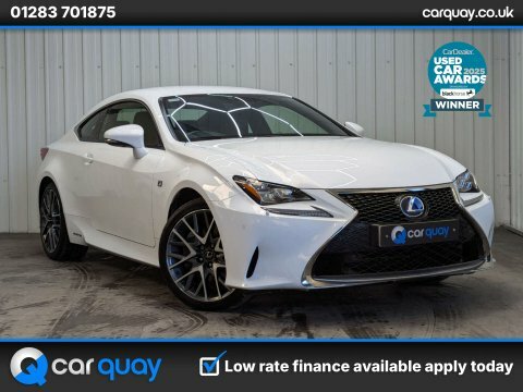 Lexus RC F Sport Cvt White