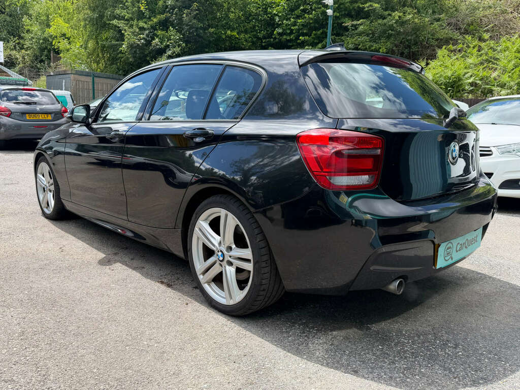 BMW 1 Series 2.0 120D M Sport GX13HFY Black #4