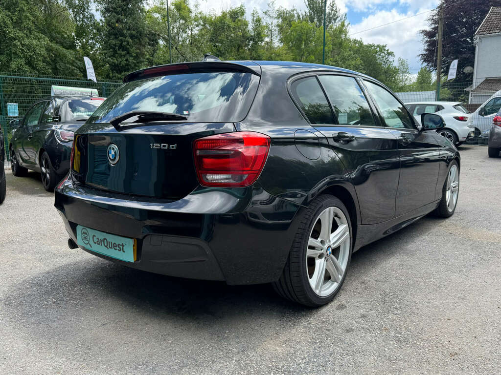 BMW 1 Series 2.0 120D M Sport GX13HFY Black #3