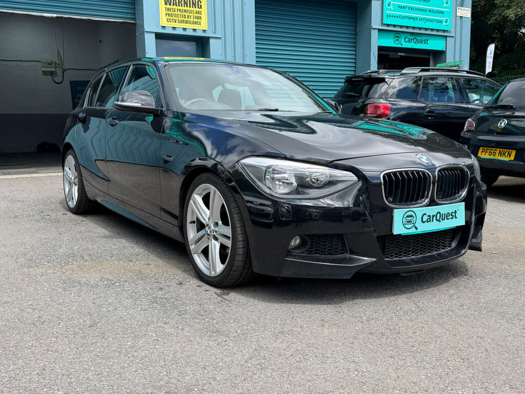 BMW 1 Series 2.0 120D M Sport GX13HFY Black #2