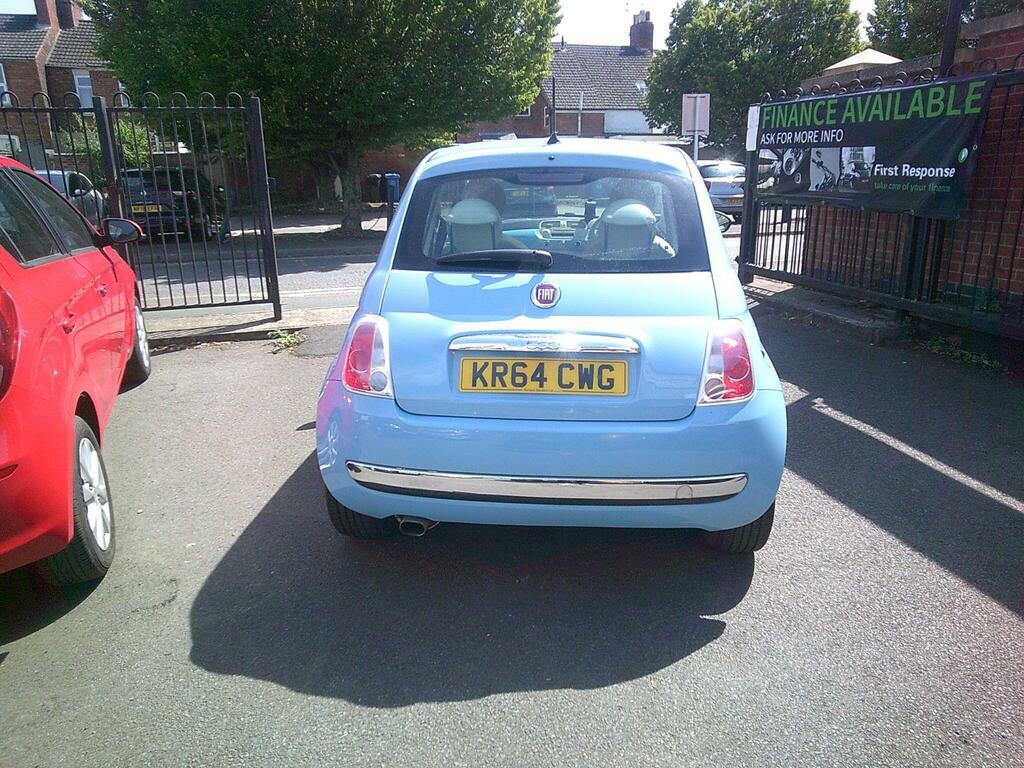 Fiat 500 1.2 Lounge Euro 6 S S Blue #5
