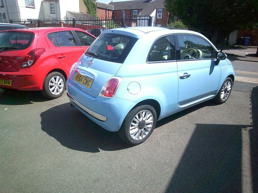 Fiat 500 1.2 Lounge Euro 6 S S Blue #4