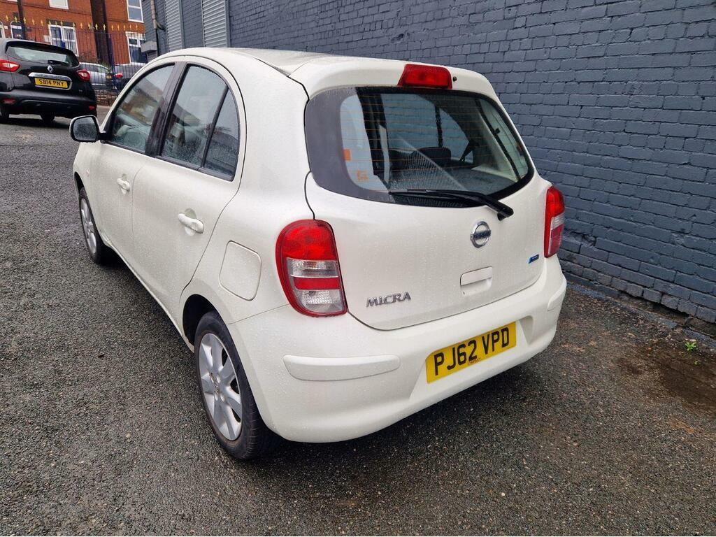 Nissan Micra 1.2 12V Acenta Euro 5 White #4