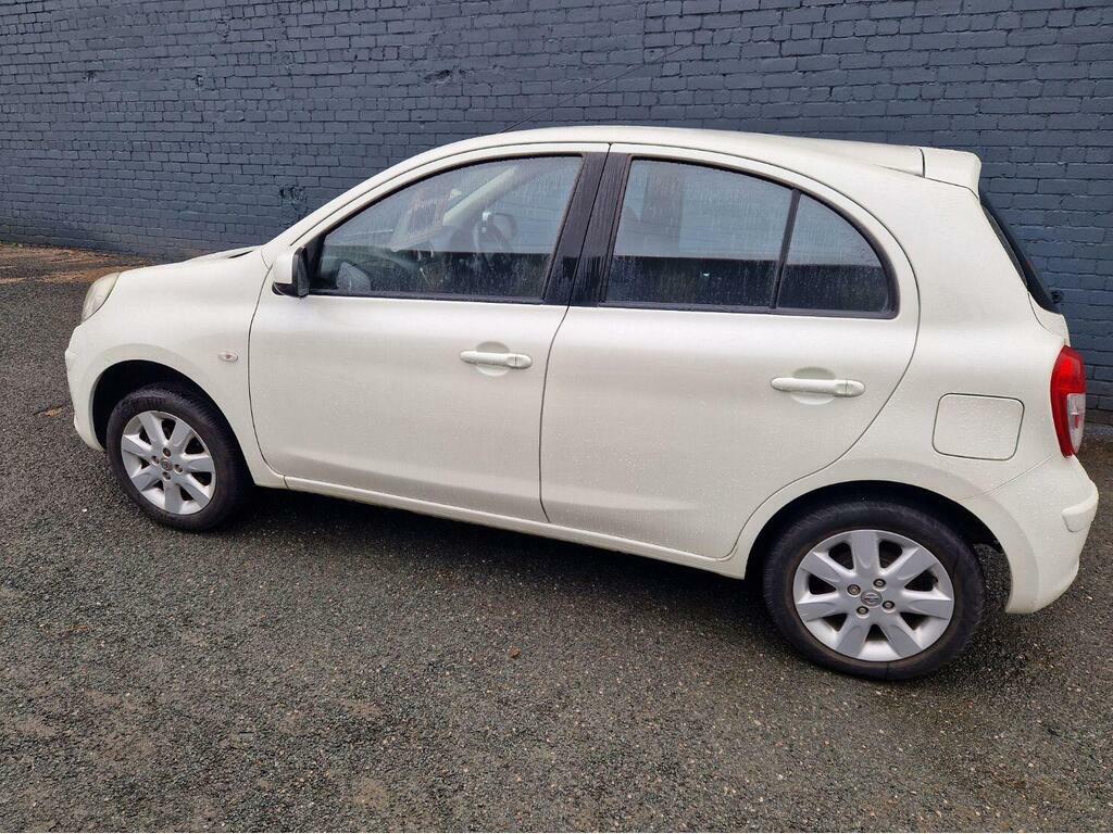 Nissan Micra 1.2 12V Acenta Euro 5 White #5