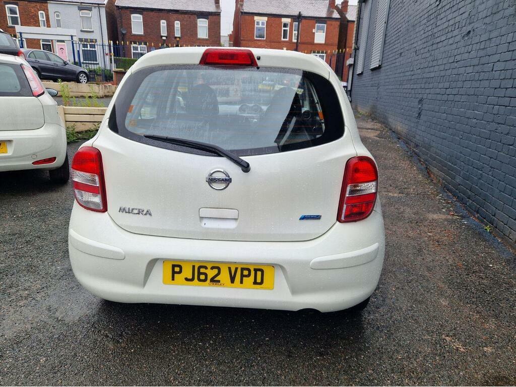 Nissan Micra 1.2 12V Acenta Euro 5 White #3