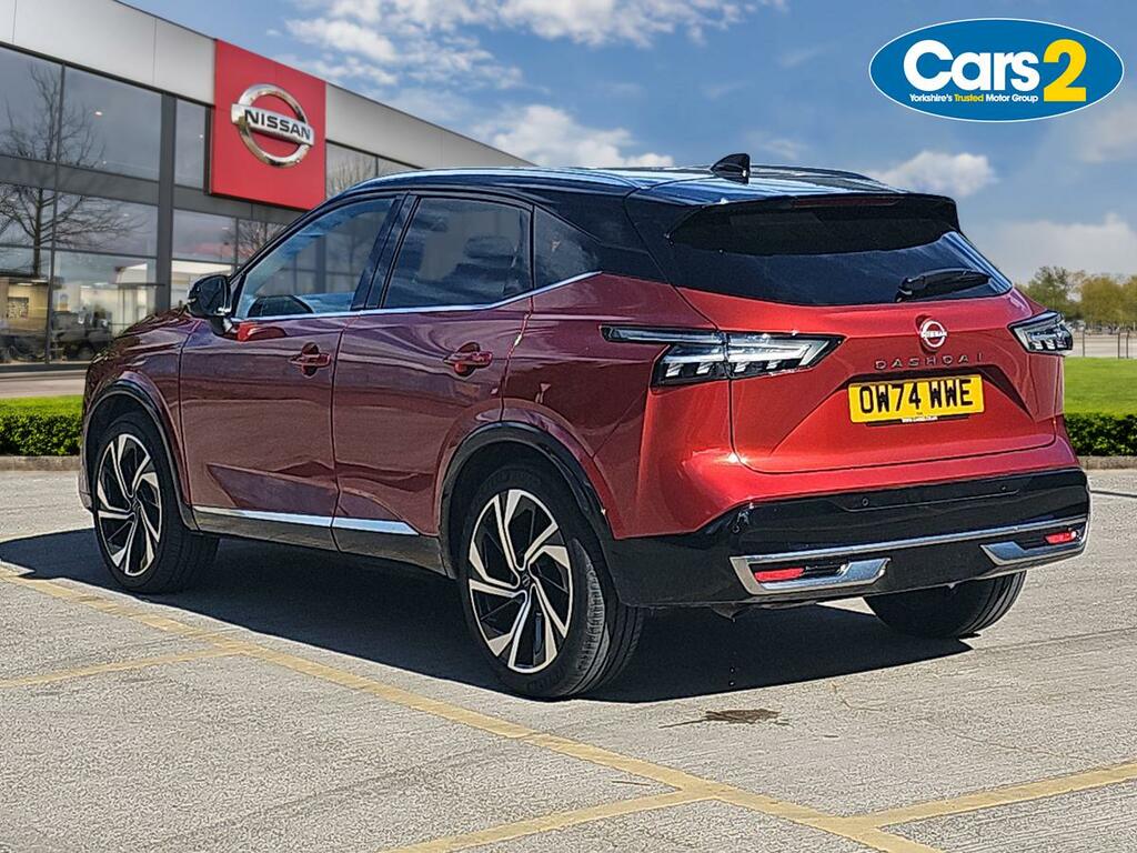Nissan Qashqai 1.3 Dig-t Mh 158 Tekna OW74WWE Red #5