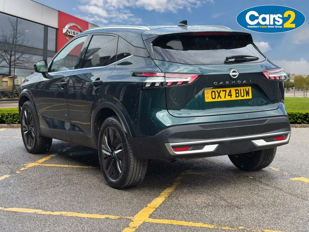 Nissan Qashqai 1.3 Dig-t Mh Tekna OX74BUW Green #5