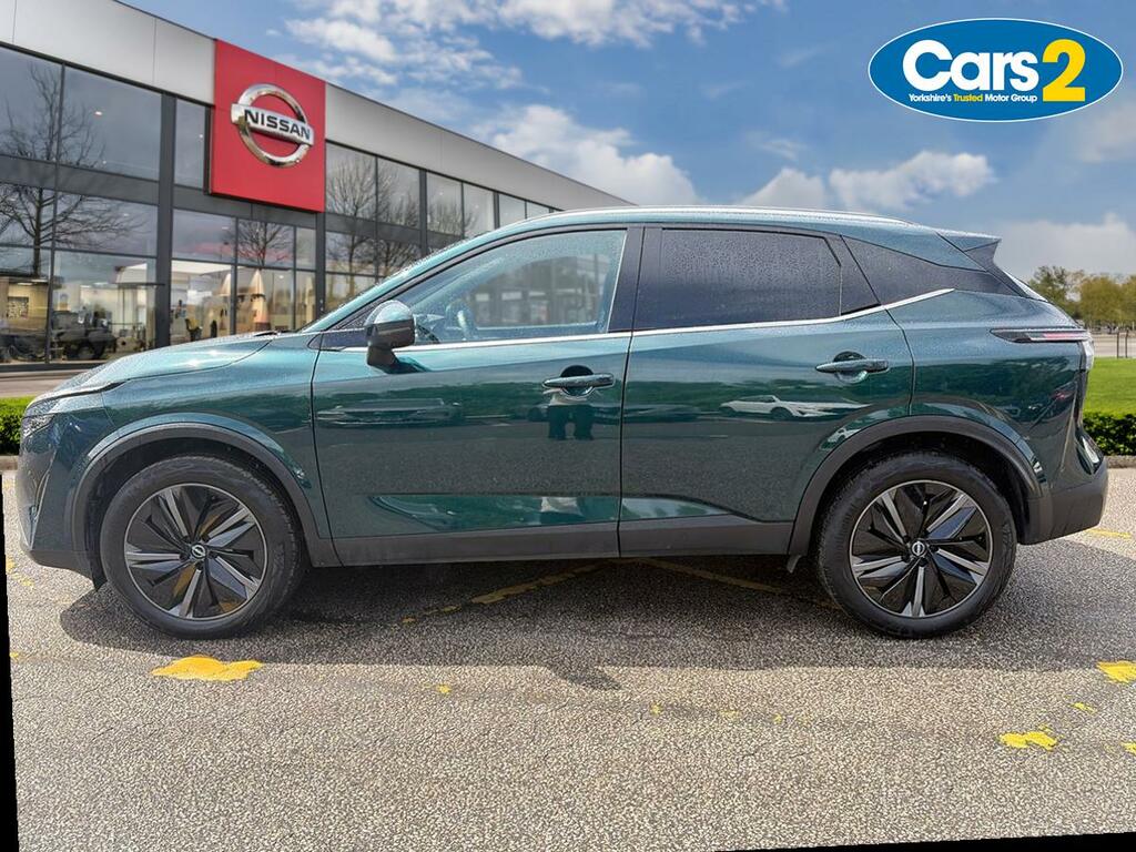 Nissan Qashqai 1.3 Dig-t Mh Tekna OX74BUW Green #6