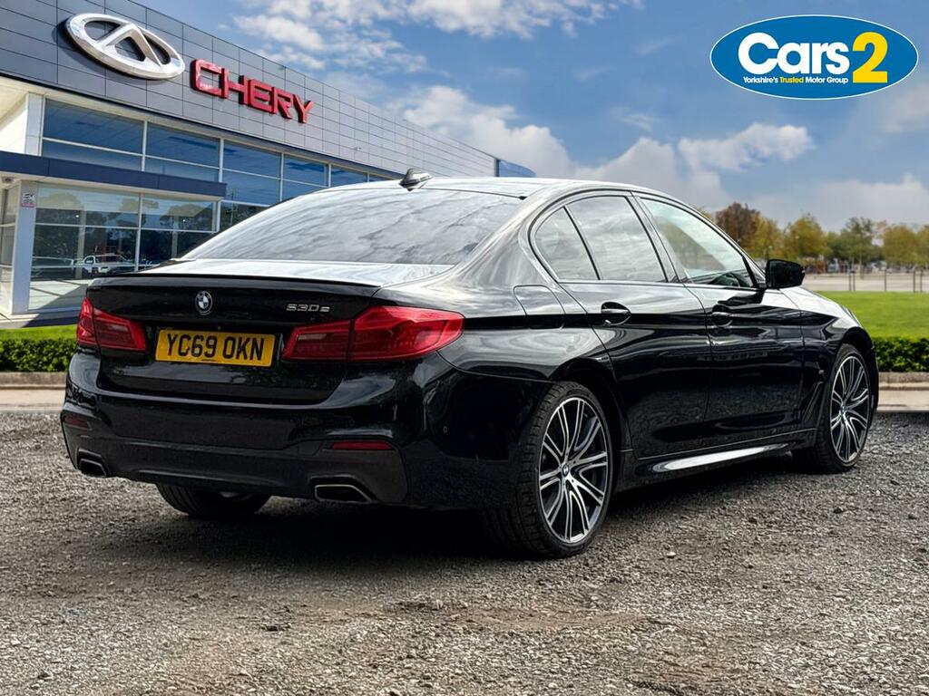 BMW 5 Series 530E Xdrive M Sport Black #3