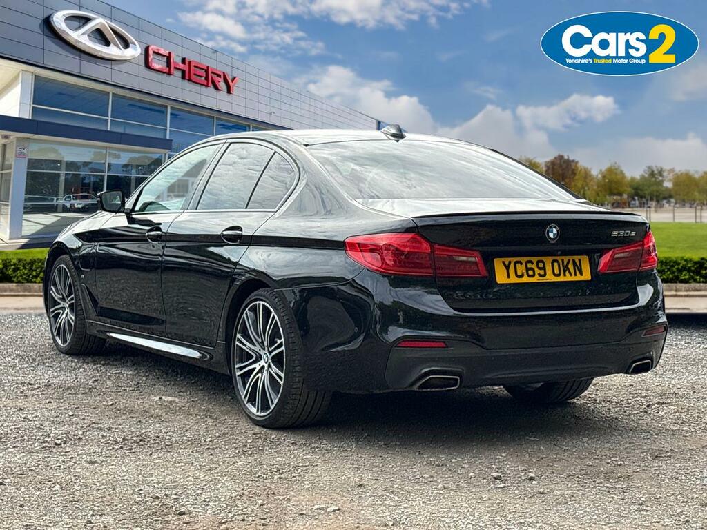 BMW 5 Series 530E Xdrive M Sport Black #5