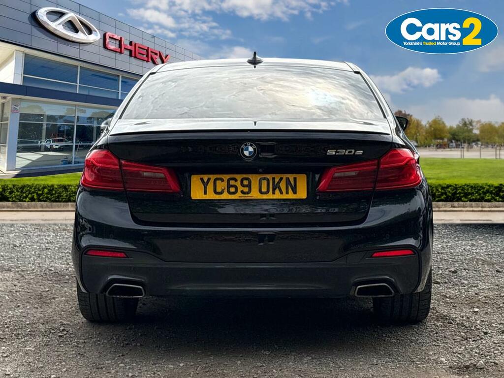 BMW 5 Series 530E Xdrive M Sport Black #4