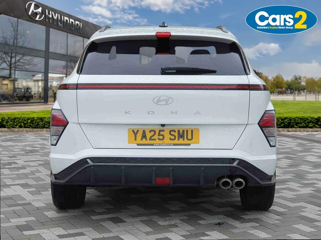 Hyundai Kona 1.6 Hybrid 129 N Line Dct White #4