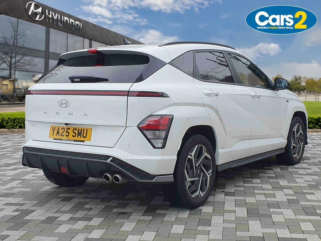 Hyundai Kona 1.6 Hybrid 129 N Line Dct White #3
