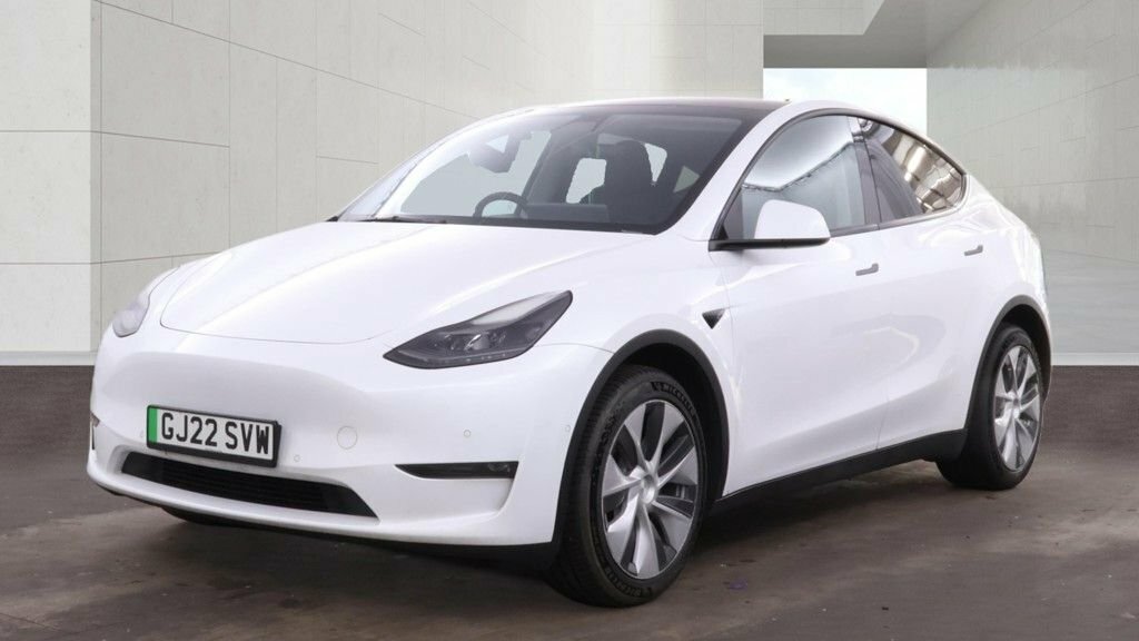 Tesla Model Y Suv White #2