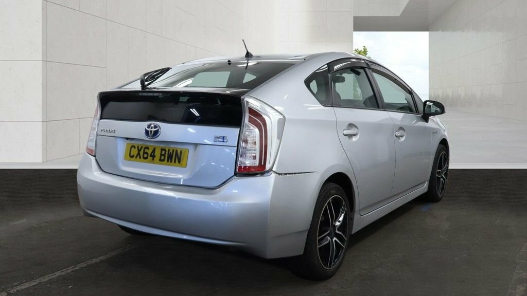 Toyota Prius Saloon CX64BWN Silver #4