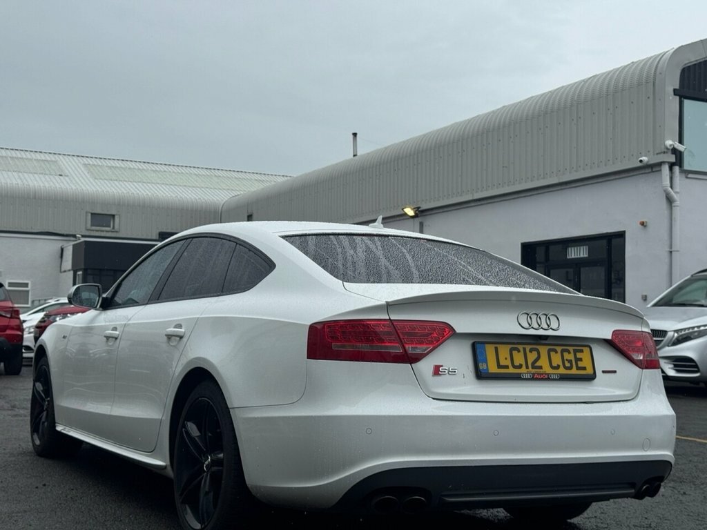 Audi S5 Hatchback White #4