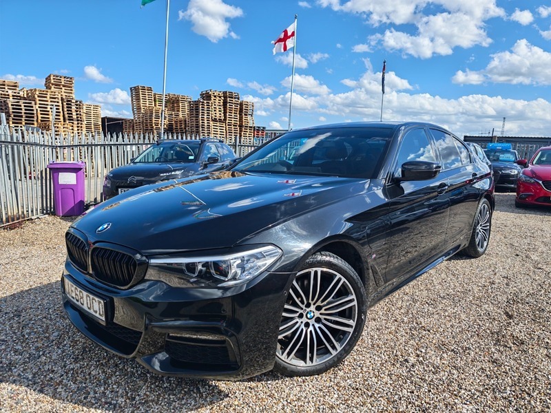 BMW 5 Series 530E M Sport Black #3