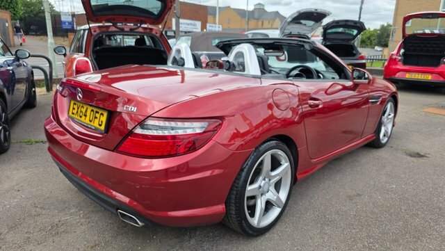 Mercedes-Benz SLK 2.1 Slk250 Cdi Amg Sport G-tronic Euro 5 Ss EX64OFG Red #4