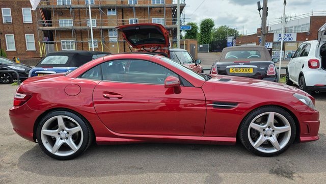 Mercedes-Benz SLK 2.1 Slk250 Cdi Amg Sport G-tronic Euro 5 Ss EX64OFG Red #5