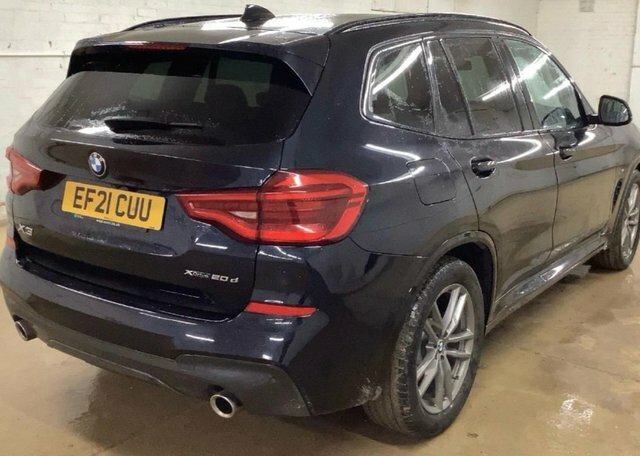 BMW X3 2.0 20D Mht M Sport Suv Hybrid Xdr EF21CUU Black #4