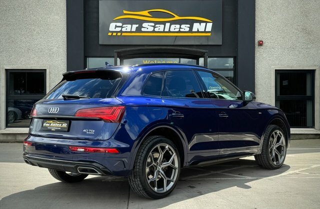 Audi Q5 2.0 Tdi 40 S Line Suv S Tronic Quattro HJ21JUT Blue #3