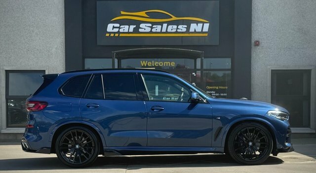 BMW X5 3.0 30D Mht M Sport Suv Hybrid Xdr MA71YUG Blue #3