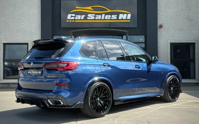 BMW X5 3.0 30D Mht M Sport Suv Hybrid Xdr MA71YUG Blue #5