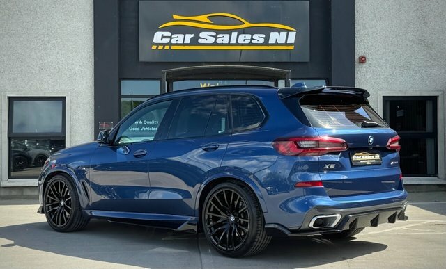 BMW X5 3.0 30D Mht M Sport Suv Hybrid Xdr MA71YUG Blue #6