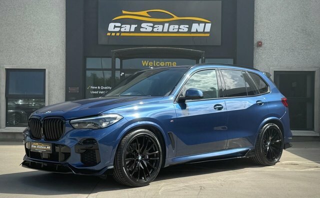 BMW X5 3.0 30D Mht M Sport Suv Hybrid Xdr MA71YUG Blue #2