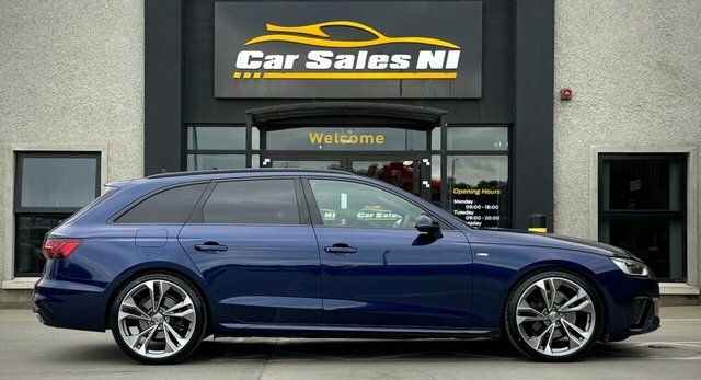 Audi A4 2.0 Tdi 35 S Line Estate S Tronic Euro CE24HRX Blue #3
