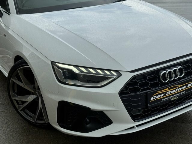 Audi A4 2.0 Tdi 35 S Line Saloon S Tronic Euro LS23DFG White #4